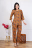 Majestic Divas Mustard Yellow Paisley Co-ord Set