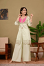 Majestic Diva's Mint Green Embroidered Co-Ord Set