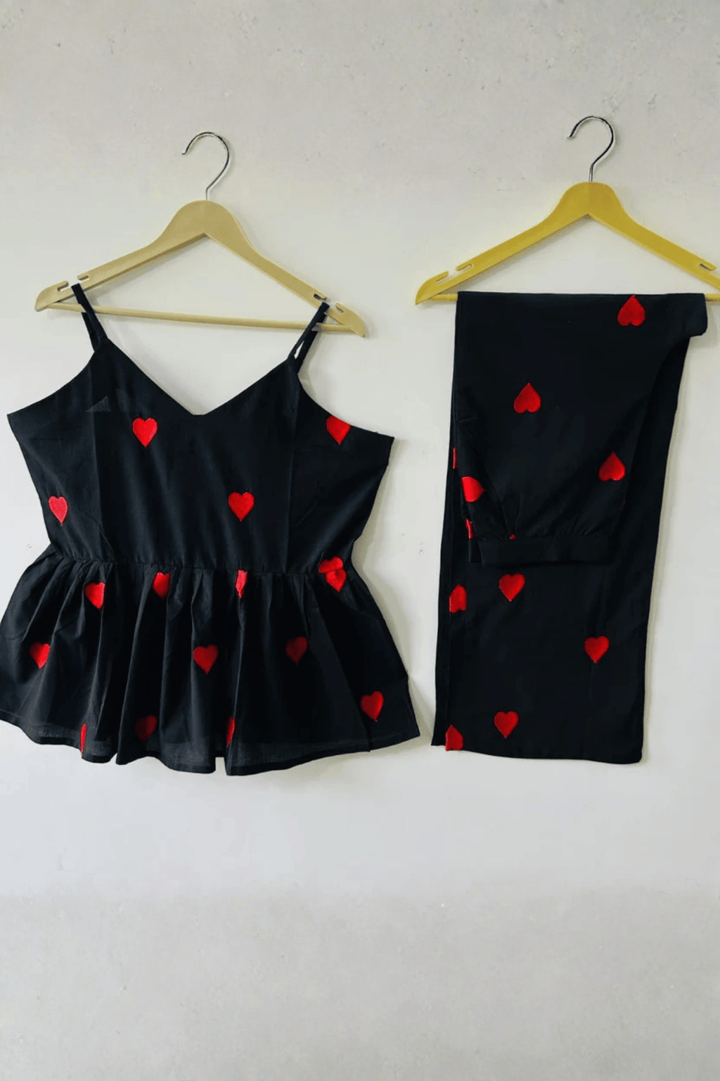 Majestic Diva's Black Embroidered Co-Ord Set