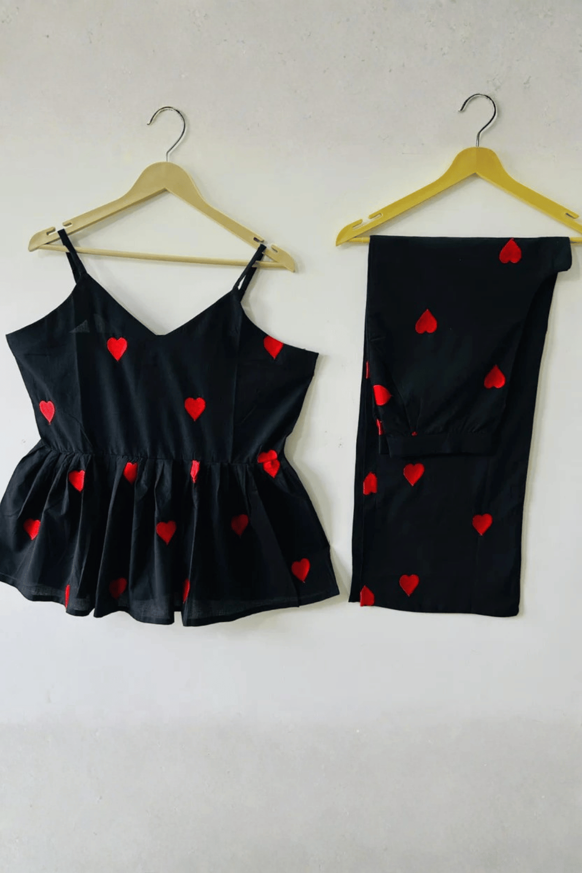Majestic Diva's Black Embroidered Co-Ord Set