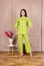 Majestic Divas Green Printed Cotton Co-Ord Set