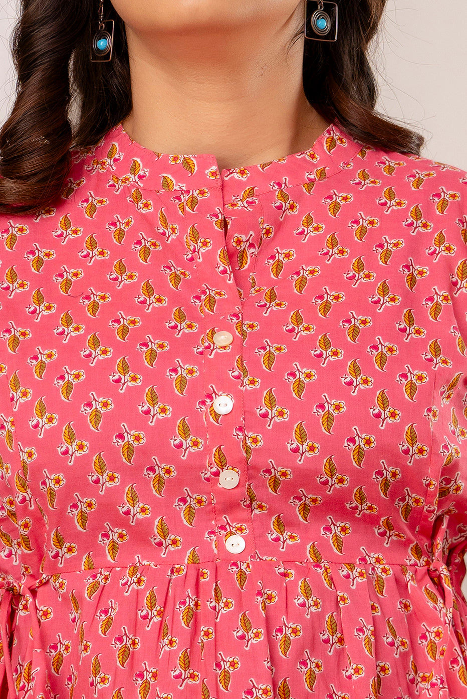 Majestic Divas Blush Petal Peplum Top