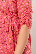 Majestic Divas Blush Petal Peplum Top