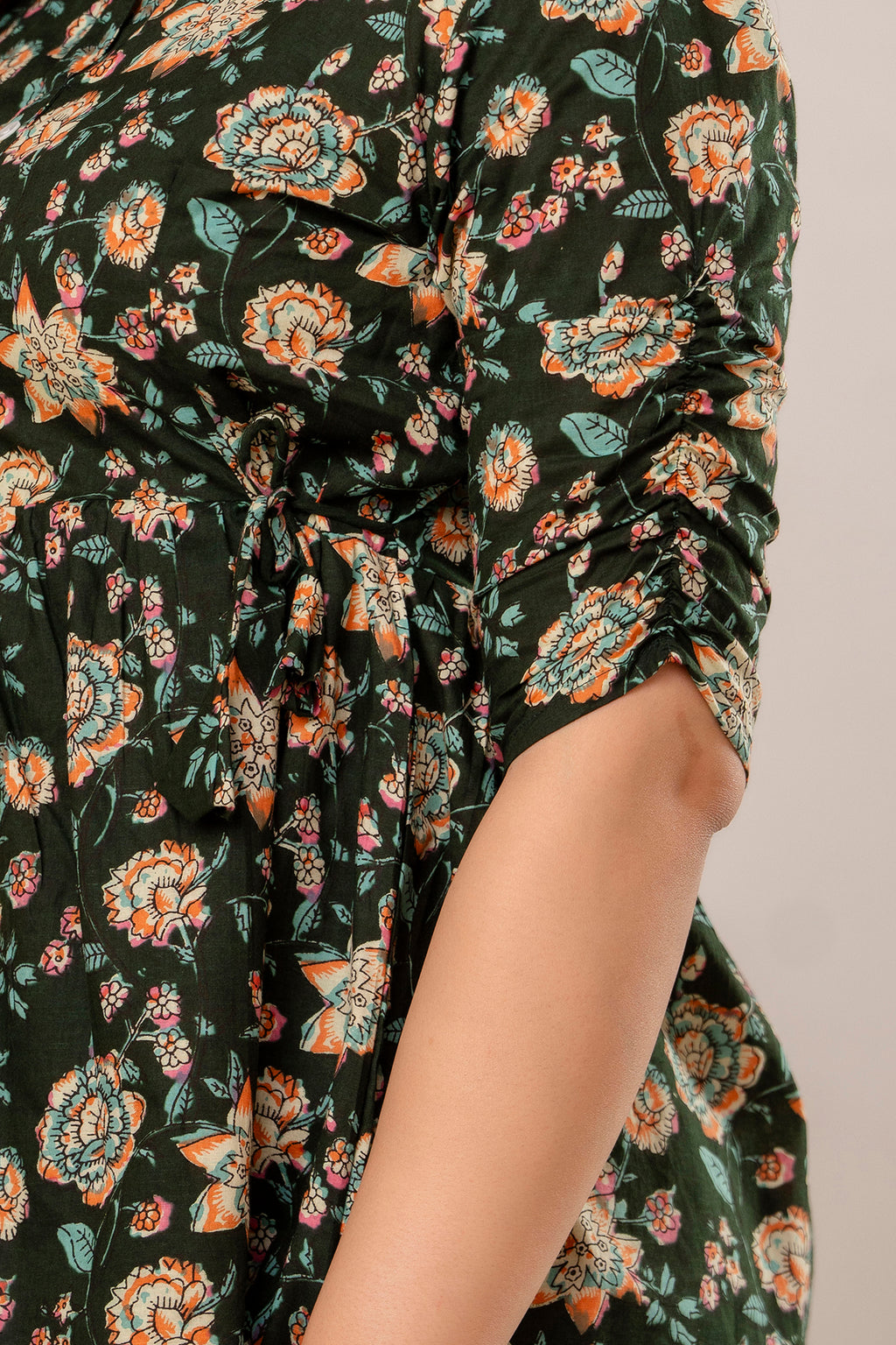 Majestic Divas Forest Bloom Peplum Top