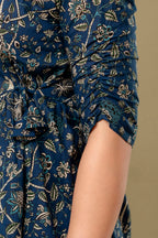 Majestic Divas Ruby Indigo Garden Peplum Top